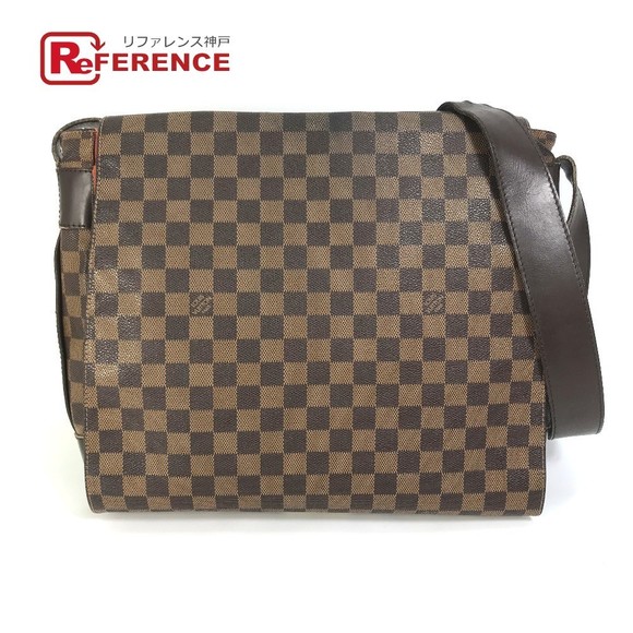 Louis Vuitton canvas flap Crossbody Bastille bag Damier Ebene Brown - Picture 1 of 9